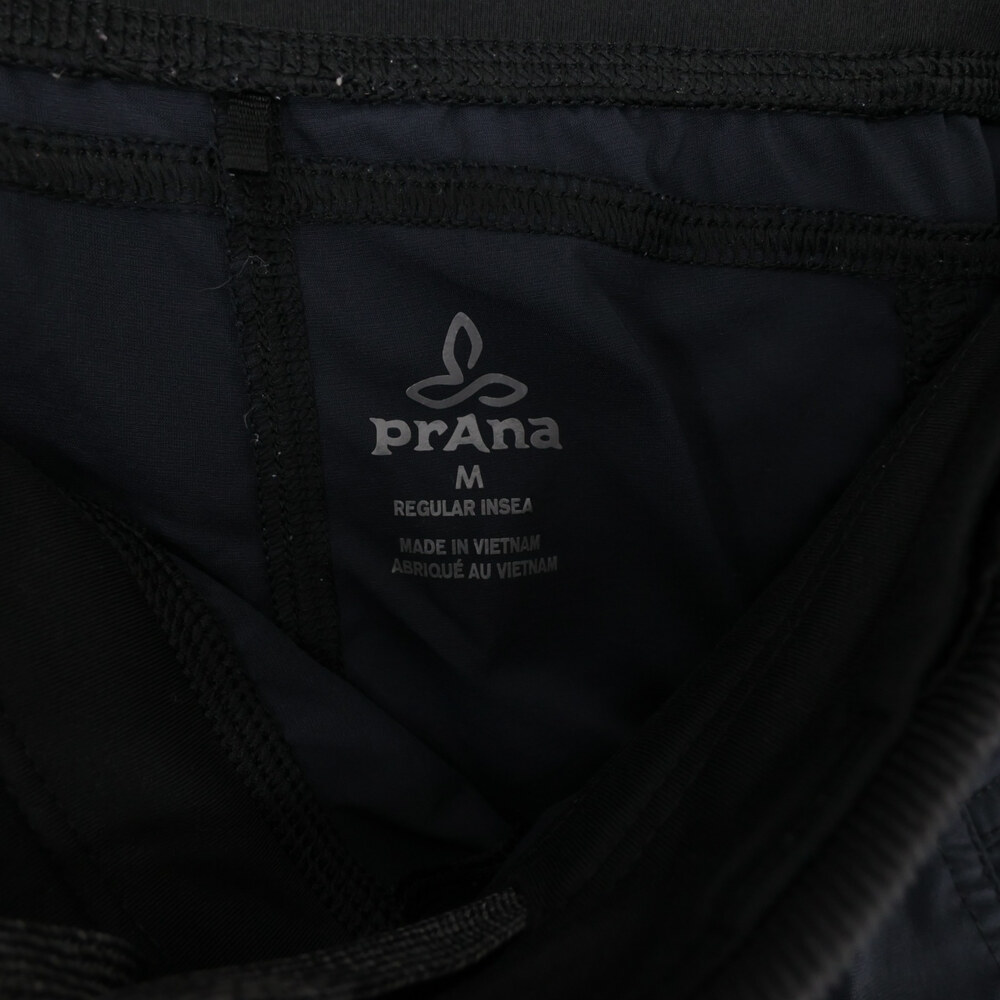 Prana Koen Pants Womens M Black Mid Rise Hiking Travel Stretch Cinch Hem - Picture 10 of 13